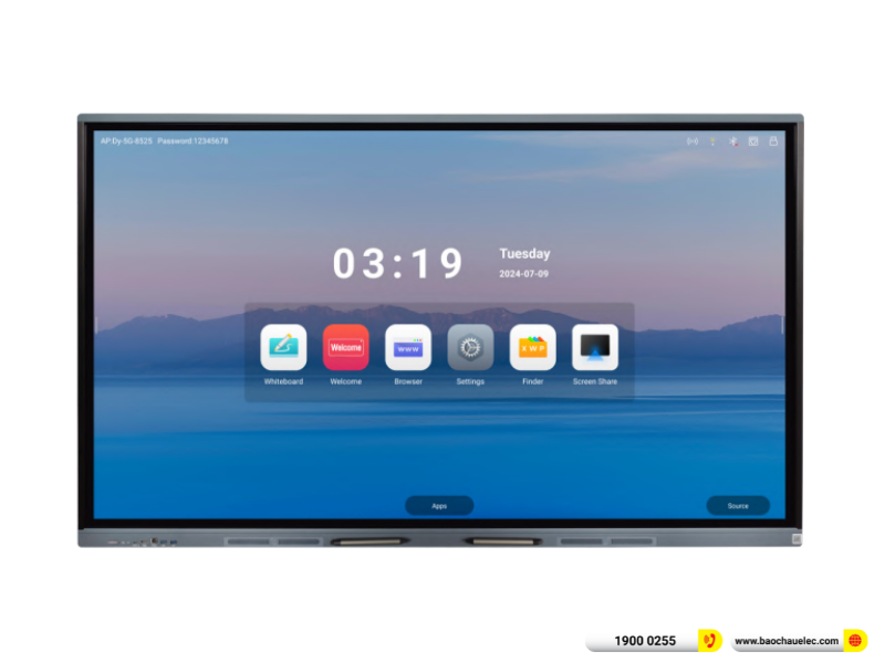 M&agrave;n h&igrave;nh tương t&aacute;c th&ocirc;ng minh Senke SK-98GB