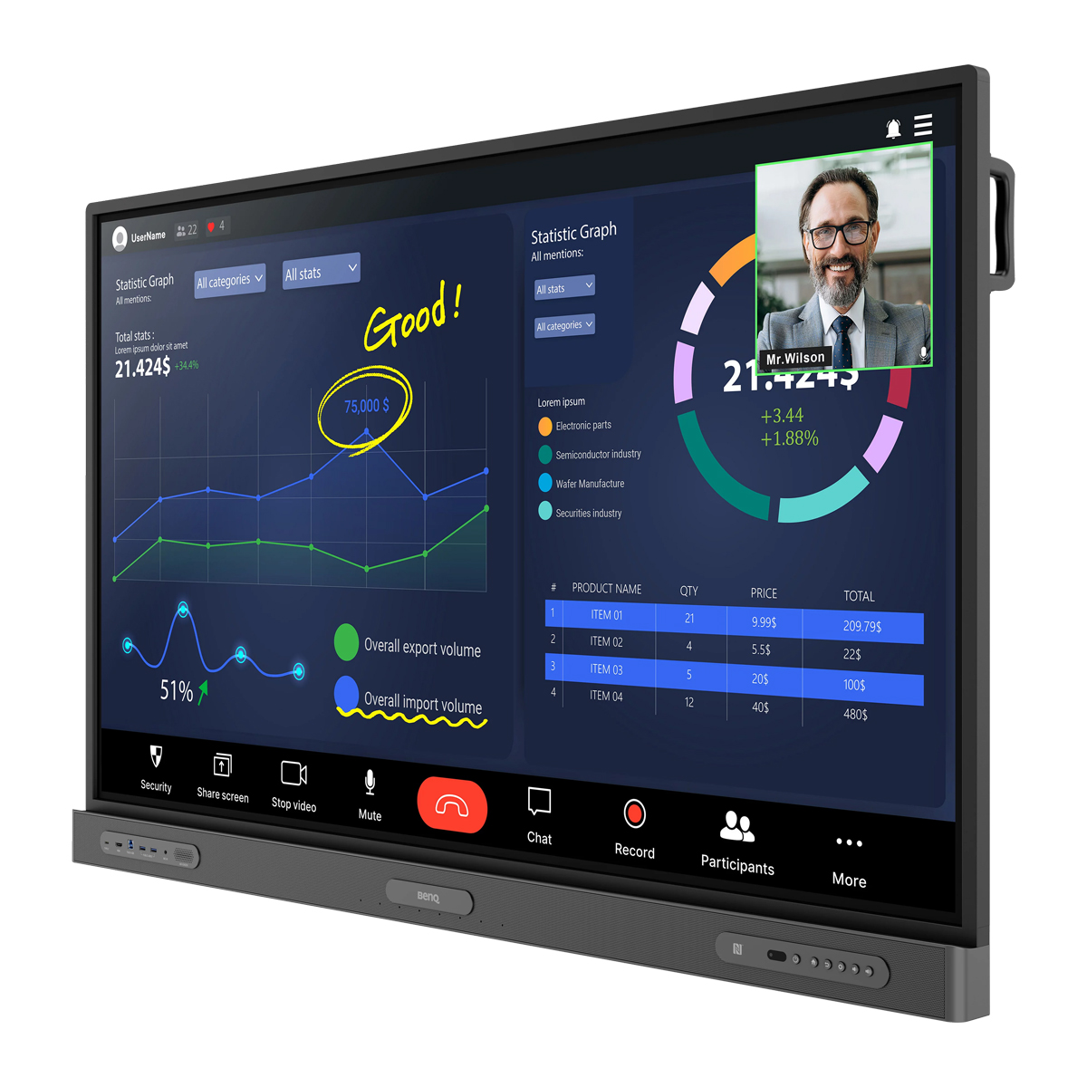 Màn hình tương tác BenQ RP6503