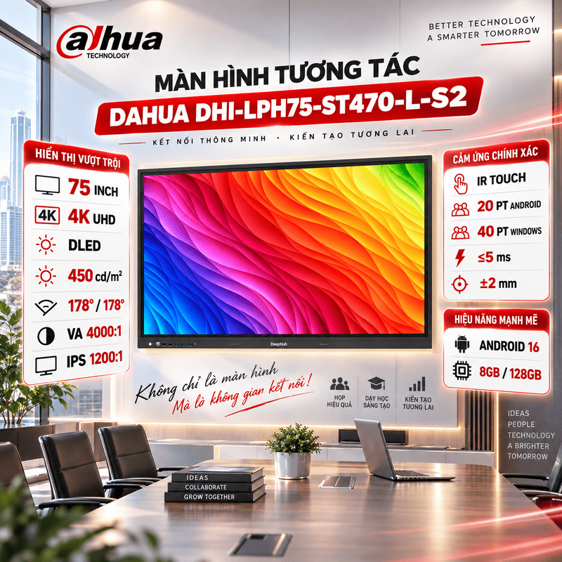 Màn hình tương tác Dahua DHI-LPH75-ST470-L-S2 (75 inch)