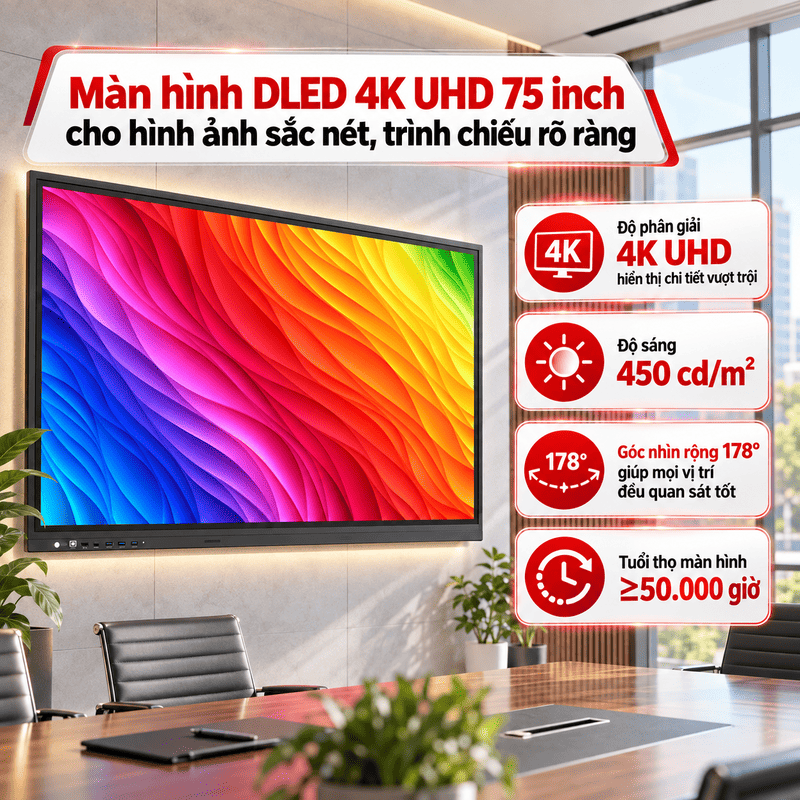 Màn hình tương tác Dahua DHI-LPH75-ST470-L-S2 (75 inch)