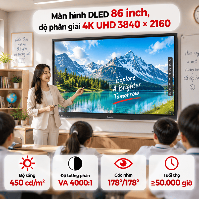 Màn hình tương tác Dahua DHI-LPH86-ST470-L-S2 (86 inch)