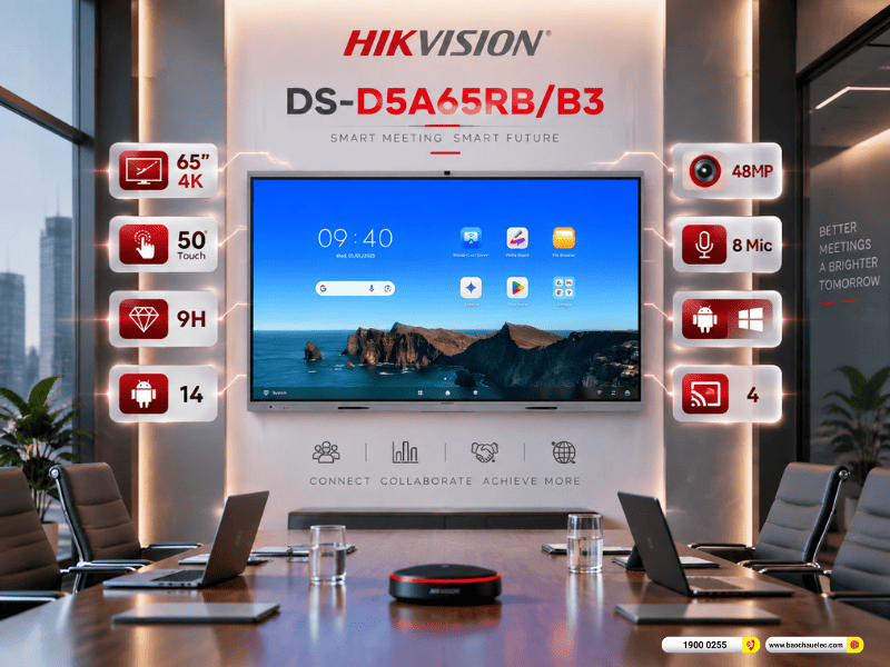 Màn hình tương tác Hikvision DS-D5A65RB/B3