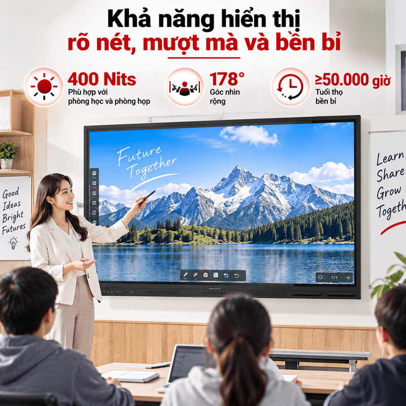 màn hình tương tác Hikvision DS-D5B75RB/EL