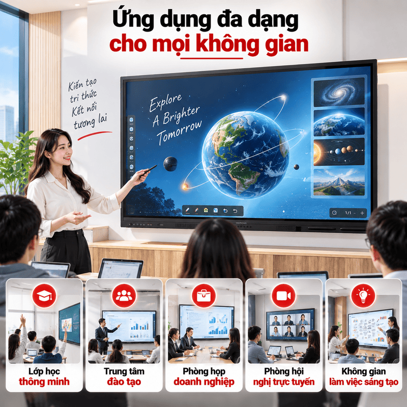 màn hình tương tác Hikvision DS-D5B75RB/EL