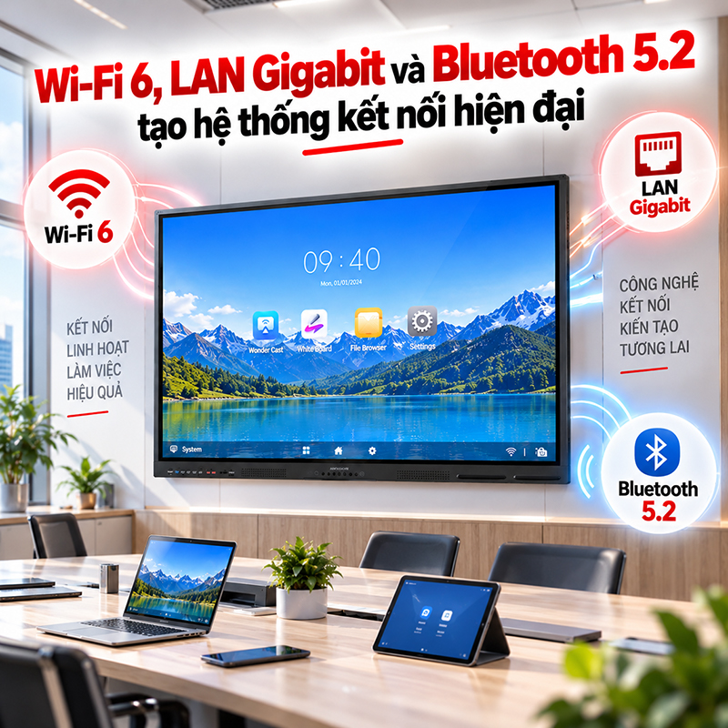 màn hình tương tác Hikvision DS-D5B86RB/EL