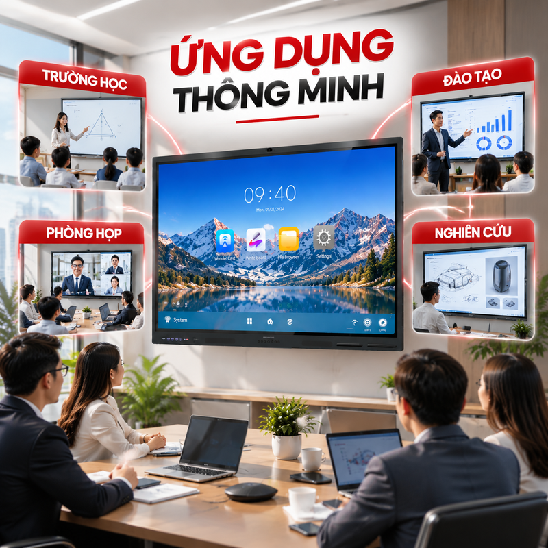 M&agrave;n h&igrave;nh tương t&aacute;c Hikvision DS-D5B86RB/FL