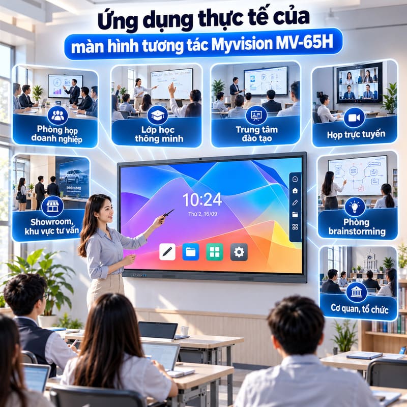 M&agrave;n h&igrave;nh tương t&aacute;c Myvision MV-65H