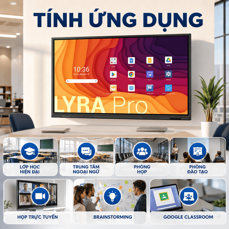 M&agrave;n h&igrave;nh tương t&aacute;c Newline TT-6523QA