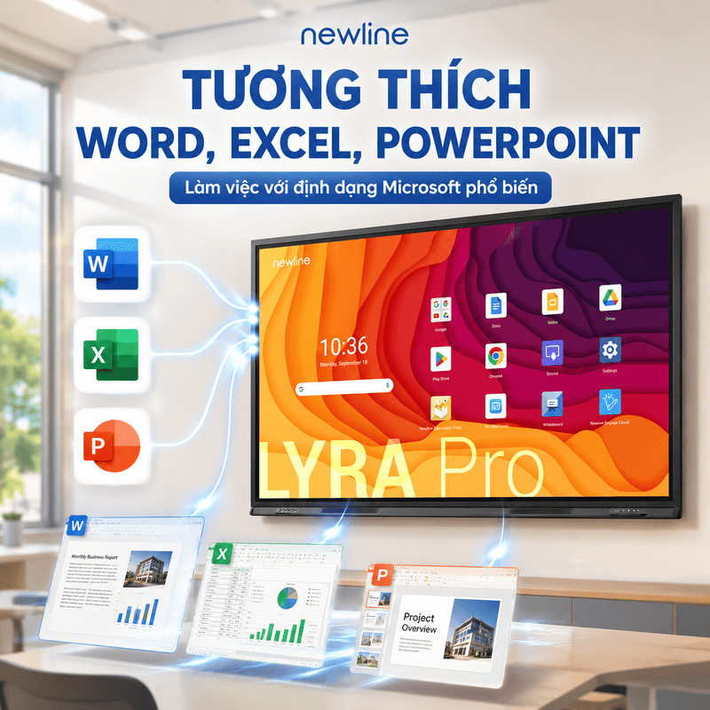 M&agrave;n h&igrave;nh tương t&aacute;c Newline TT-6523QA