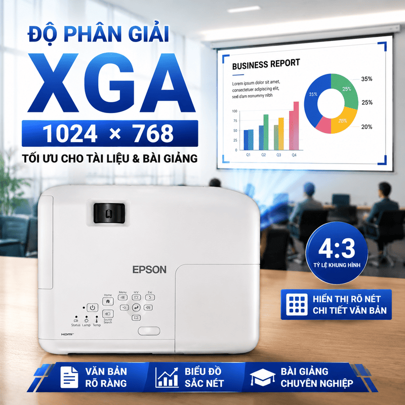 M&aacute;y chiếu Epson EB-E12