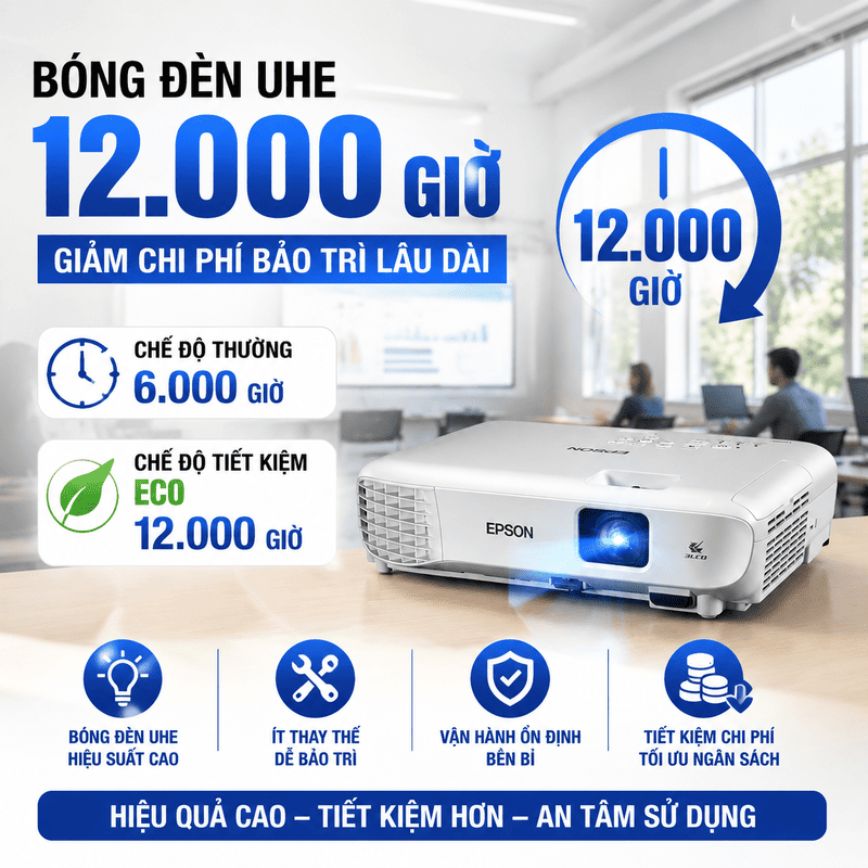 M&aacute;y chiếu Epson EB-E12