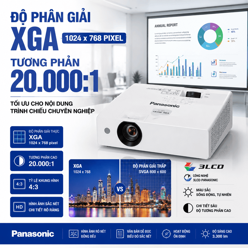 M&aacute;y chiếu Panasonic PT-LB356