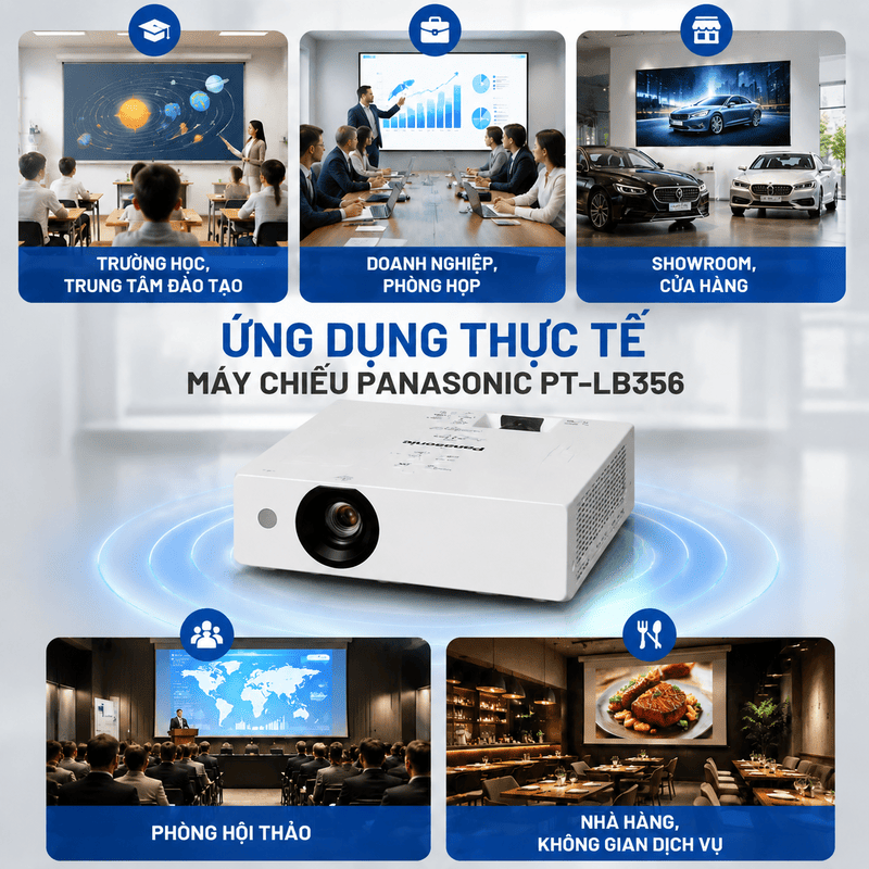 M&aacute;y chiếu Panasonic PT-LB356