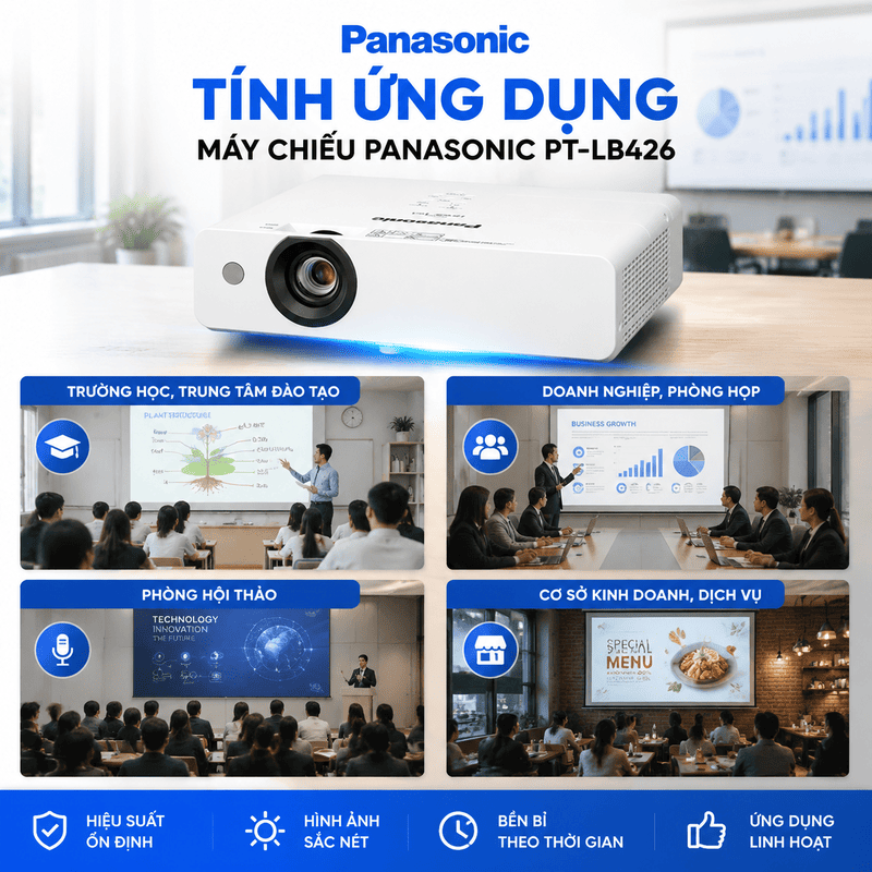 M&aacute;y chiếu Panasonic PT-LB426