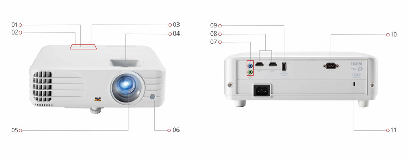 M&aacute;y chiếu Viewsonic PX701HDH