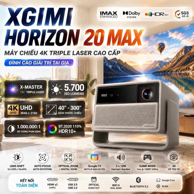 Máy chiếu XGIMI Horizon 20 Max