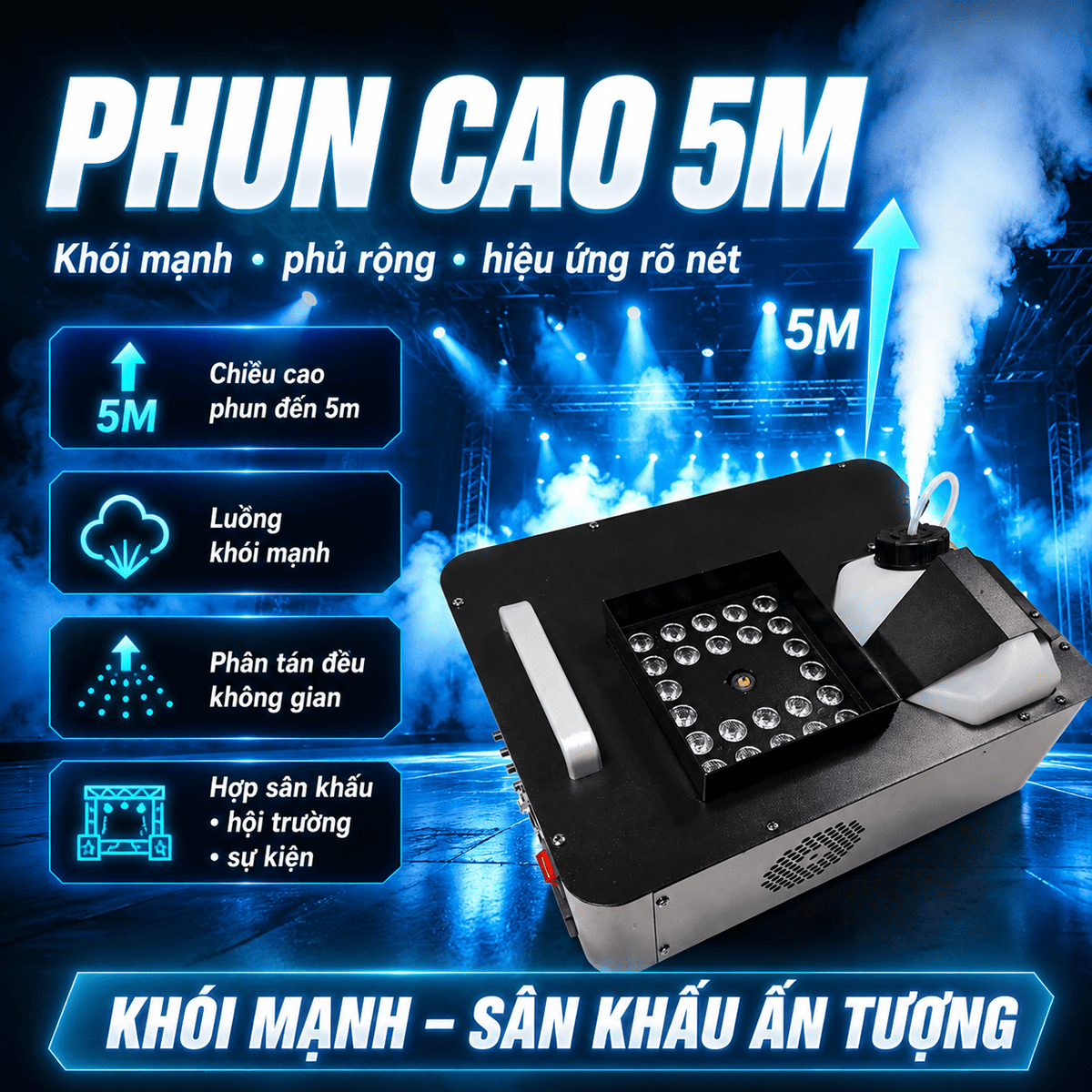 Máy tạo khói VLTG E-BL-SM24