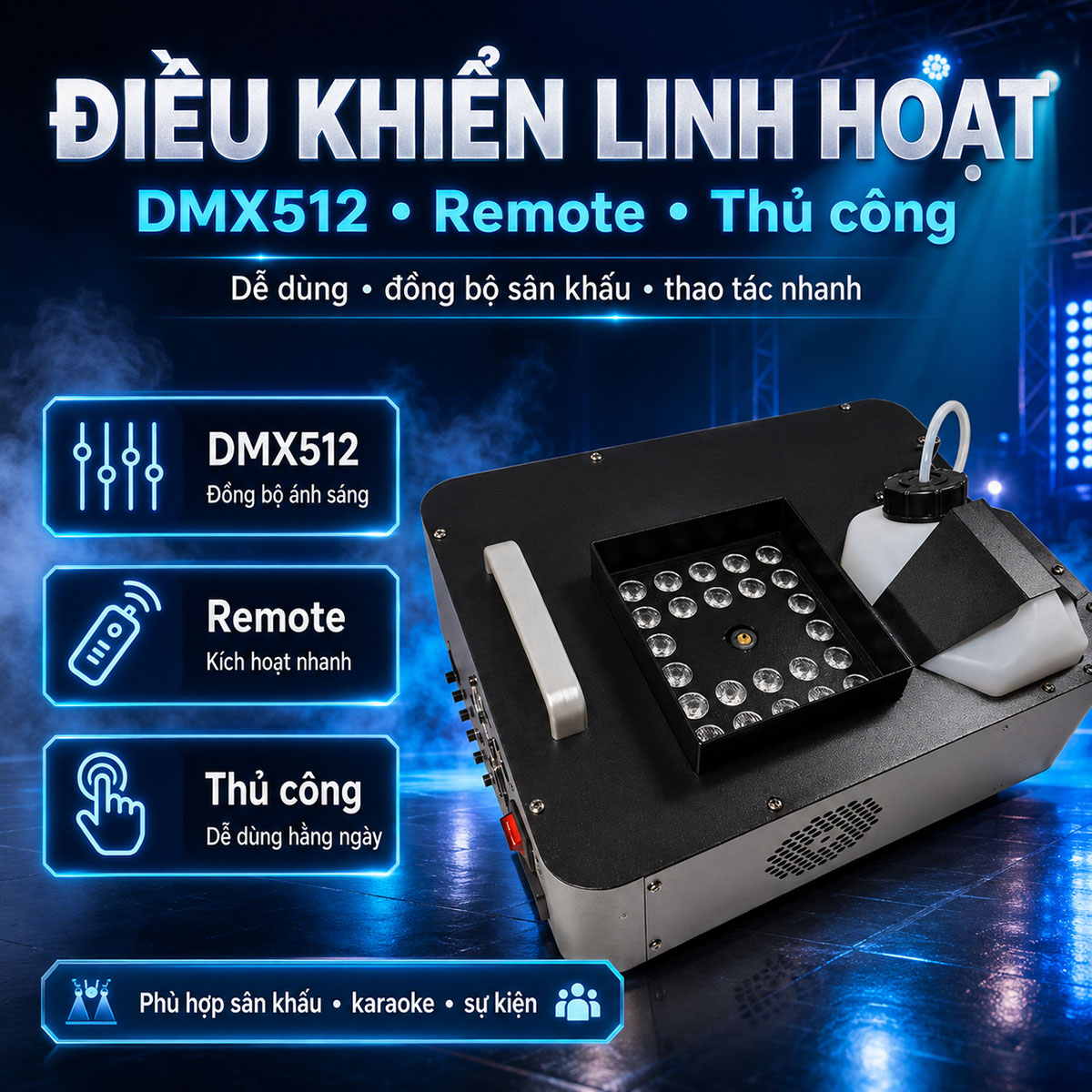 Máy tạo khói VLTG E-BL-SM24