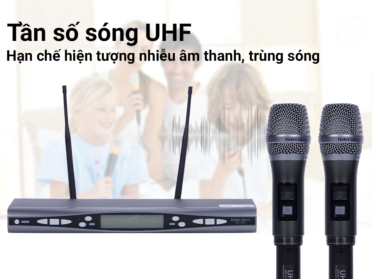 Micro kh&ocirc;ng d&acirc;y Baiervires BS-790s