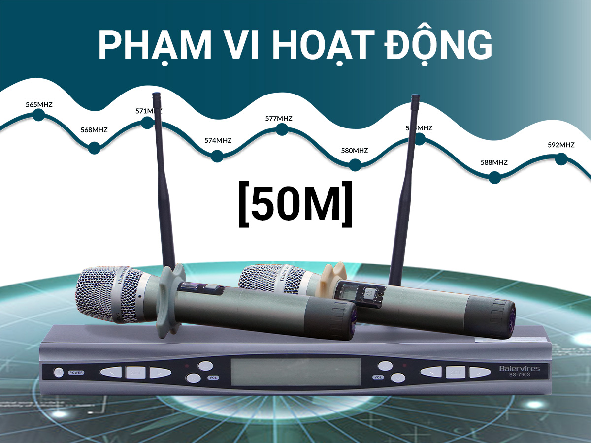 Micro kh&ocirc;ng d&acirc;y Baiervires BS-790s