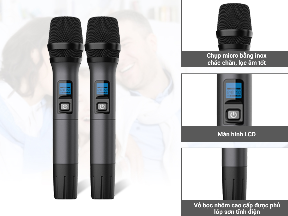 Micro kh&ocirc;ng d&acirc;y Baiervires BS9800