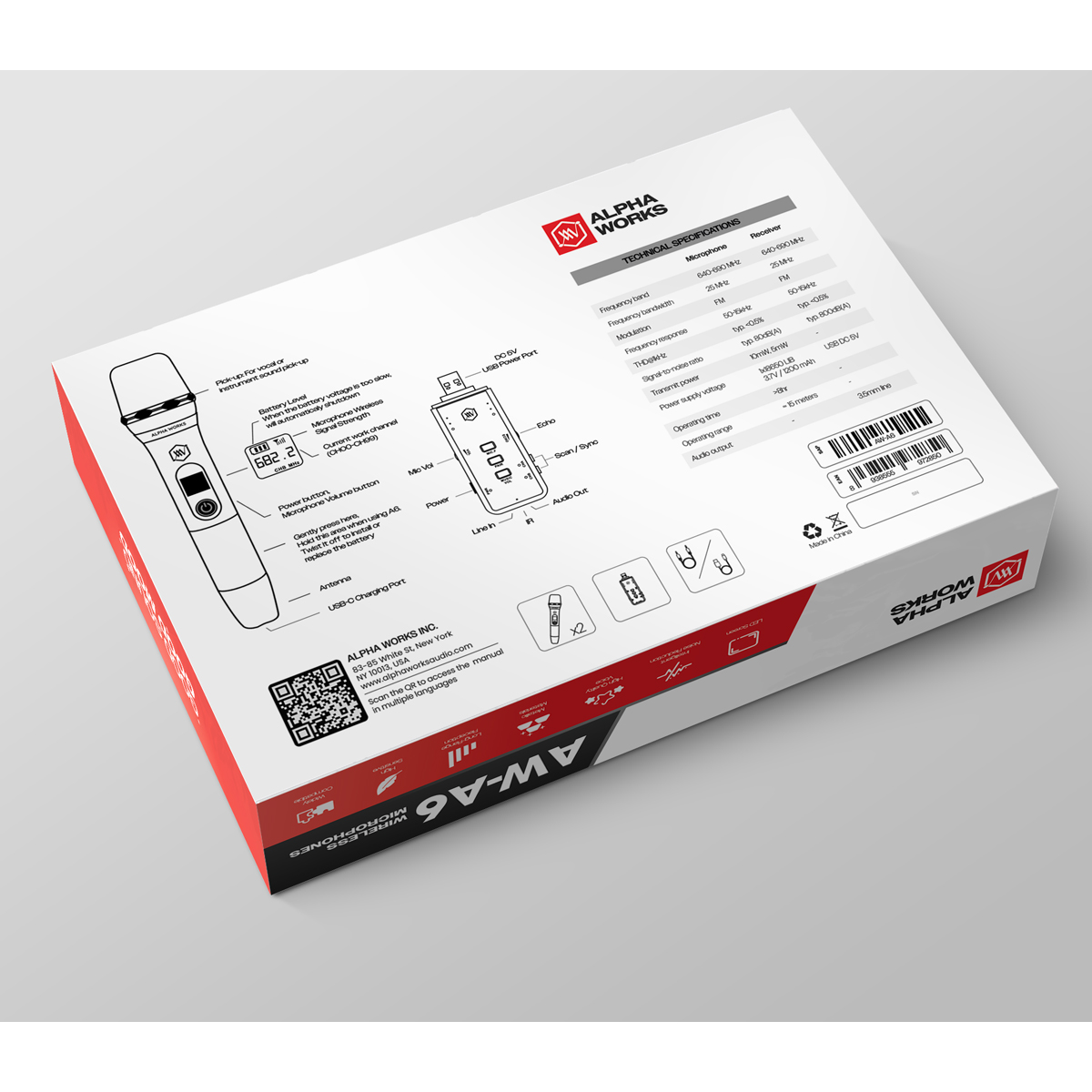 Micro không dây Alpha Works A6