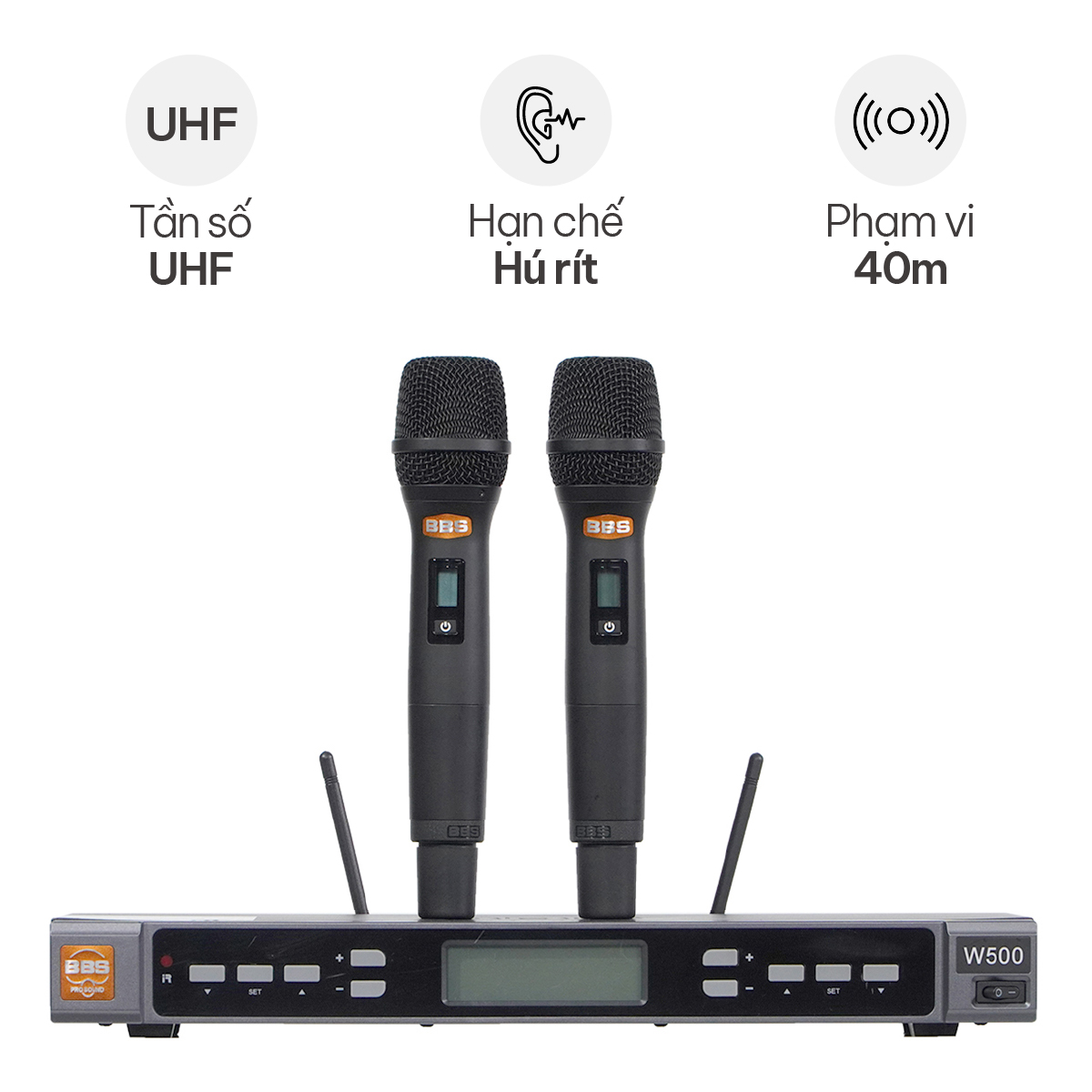 Micro Không Dây BBS W500