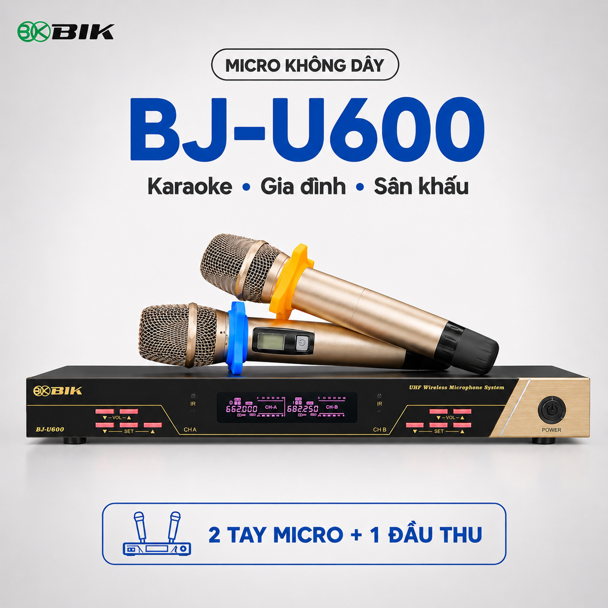 Micro không dây BIK BJ-U600