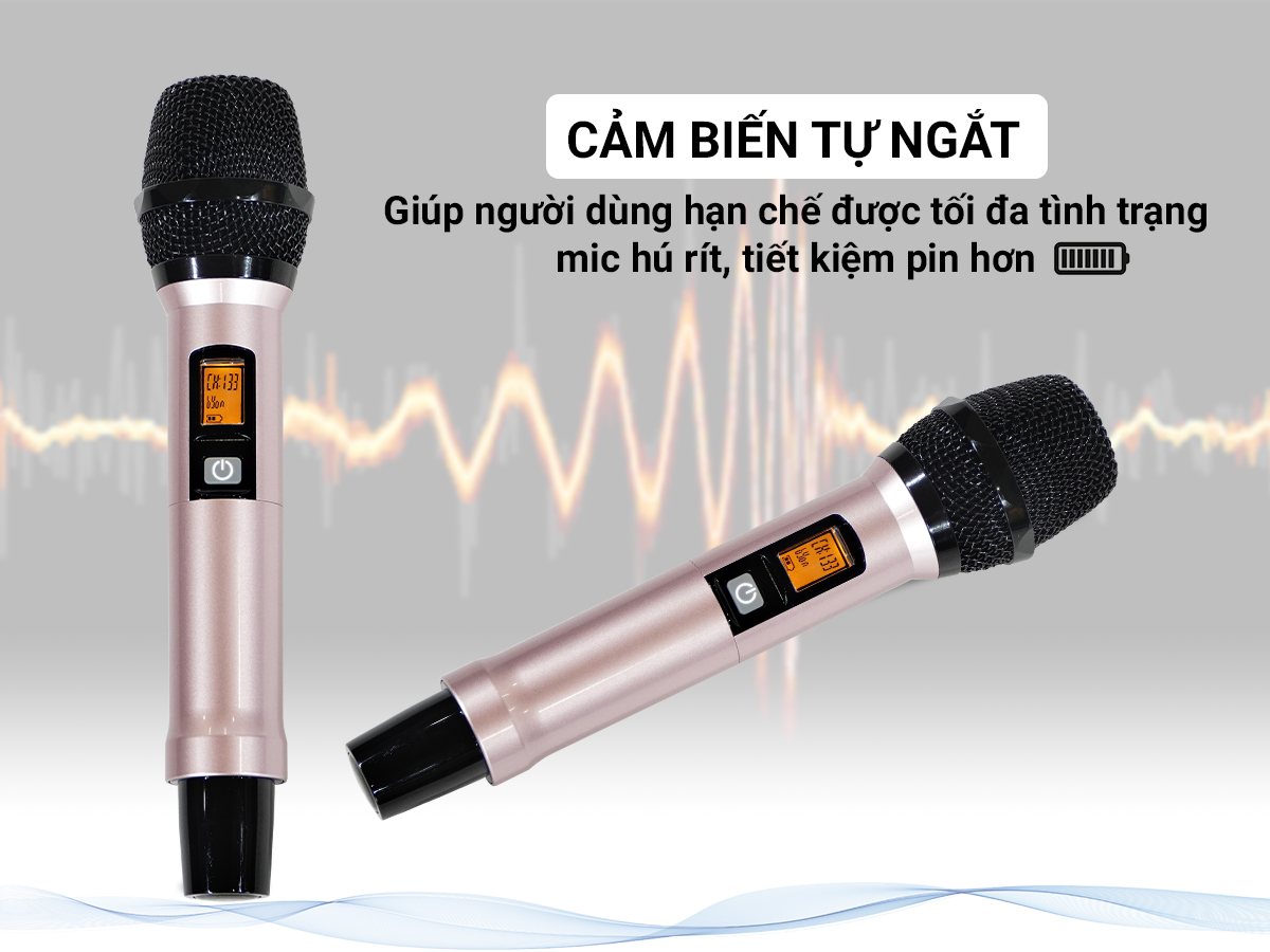 Micro kh&ocirc;ng d&acirc;y BIK VK- M51