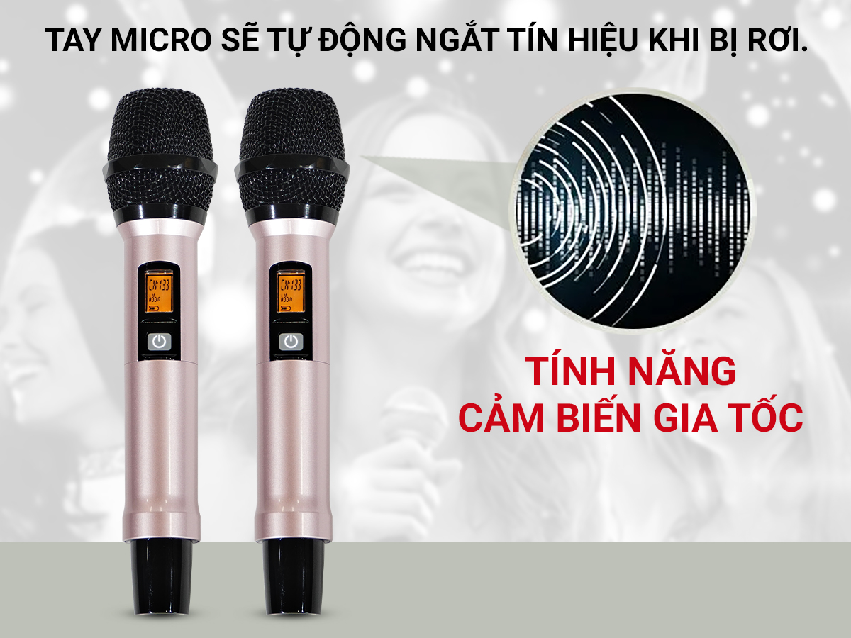 Micro kh&ocirc;ng d&acirc;y BIK VK- M51