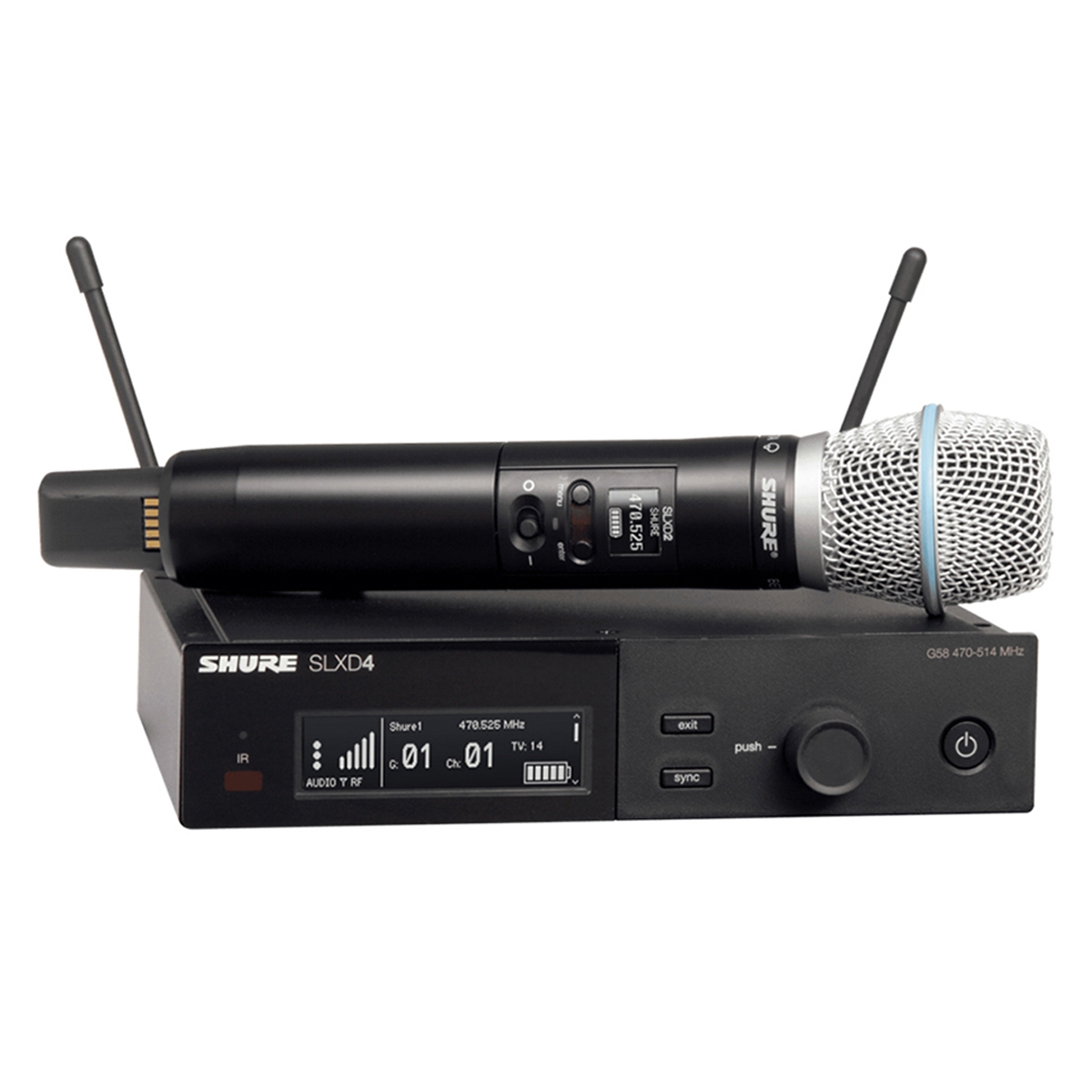 Micro Shure SLXD24A/B87A