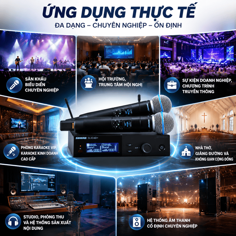 Micro Shure SLXD24D+A/B58-G66