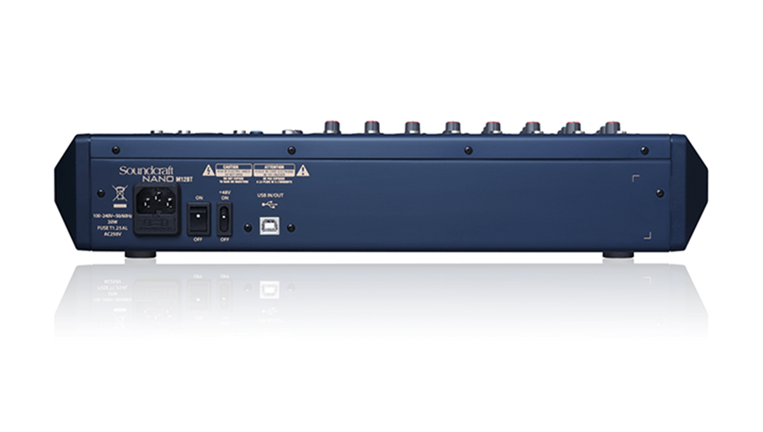 Mixer analog SOUNDCRAFT NANO M12BT mặt nghiêng