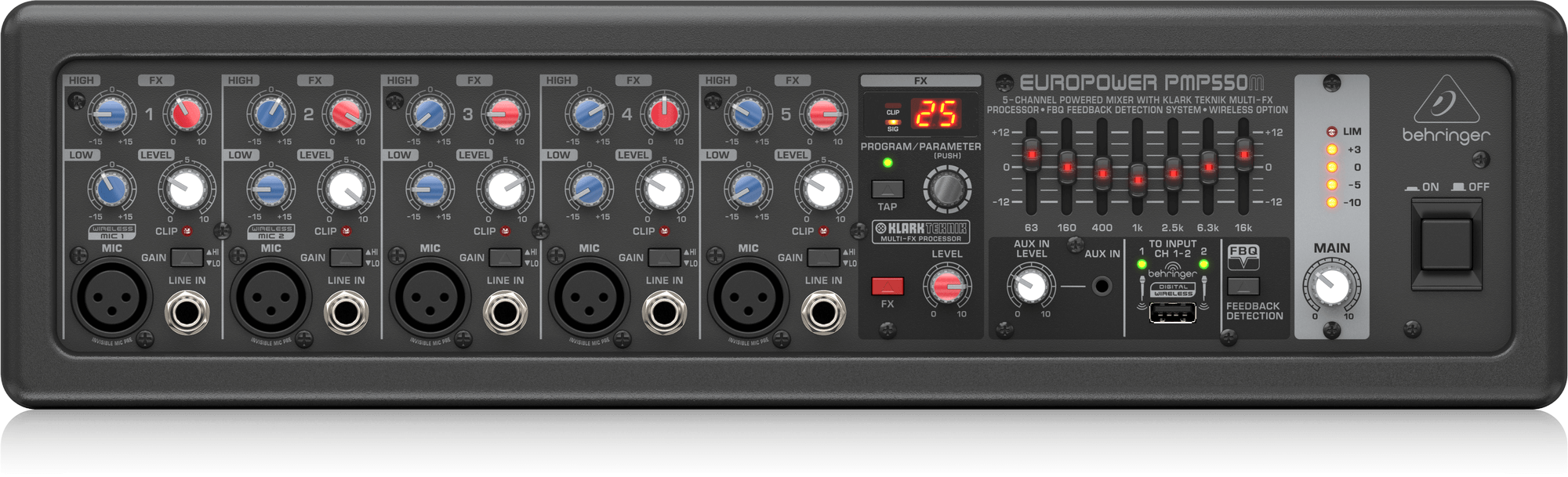 Mixer Behringer EUROPOWER PMP550M