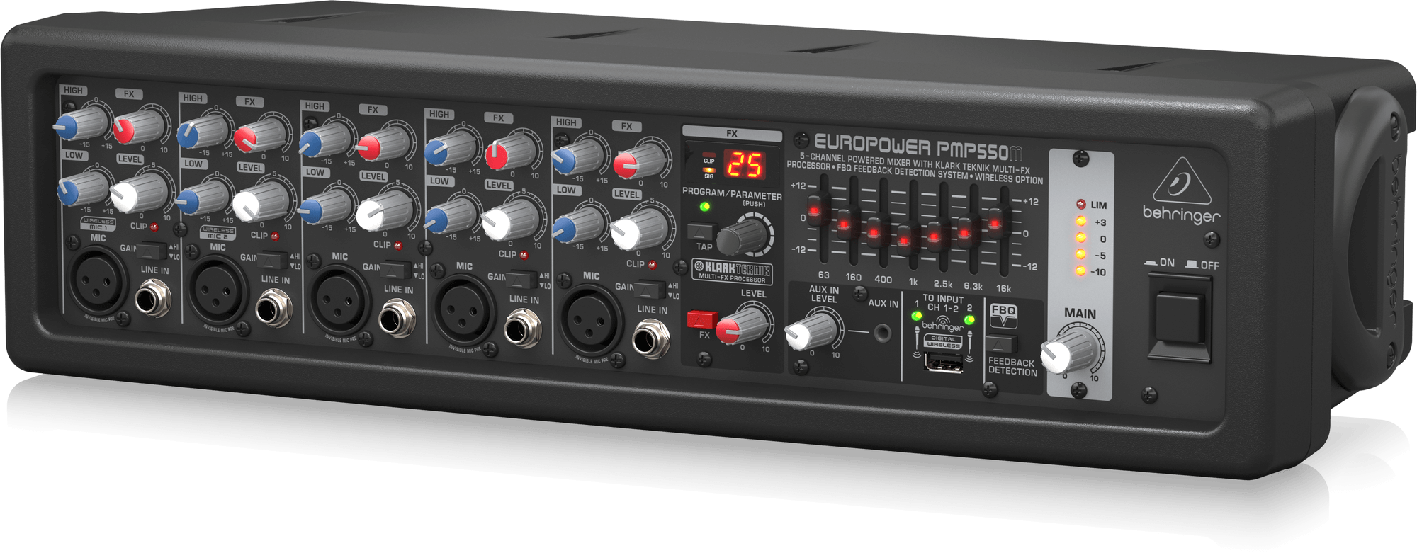 Mixer Behringer EUROPOWER PMP550M