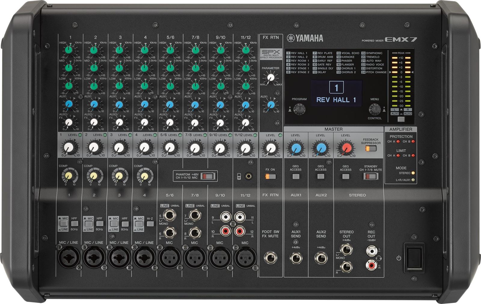 B&agrave;n mixer Yamaha EMX7