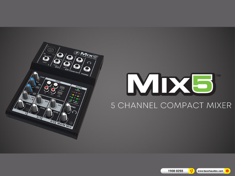 B&agrave;n Mixer Mackie Mix5