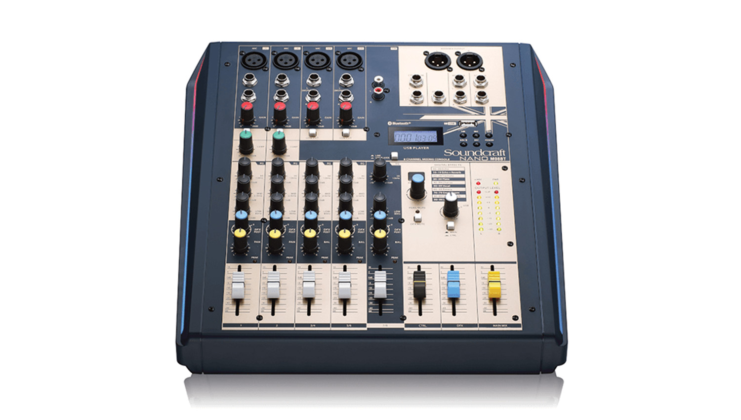Mixer Soundcraft Nano M08BT (Mixer Analog, 8 kênh) - Hình 1