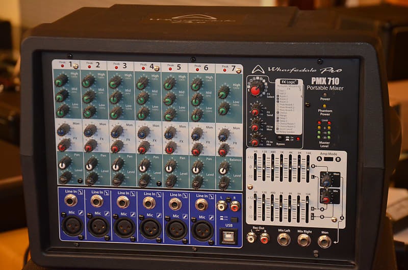 Mixer liền c&ocirc;ng suất Wharfedale Pro PMX 700