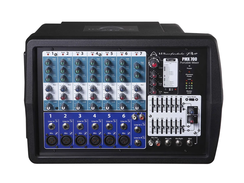 Mixer liền c&ocirc;ng suất Wharfedale Pro PMX 700