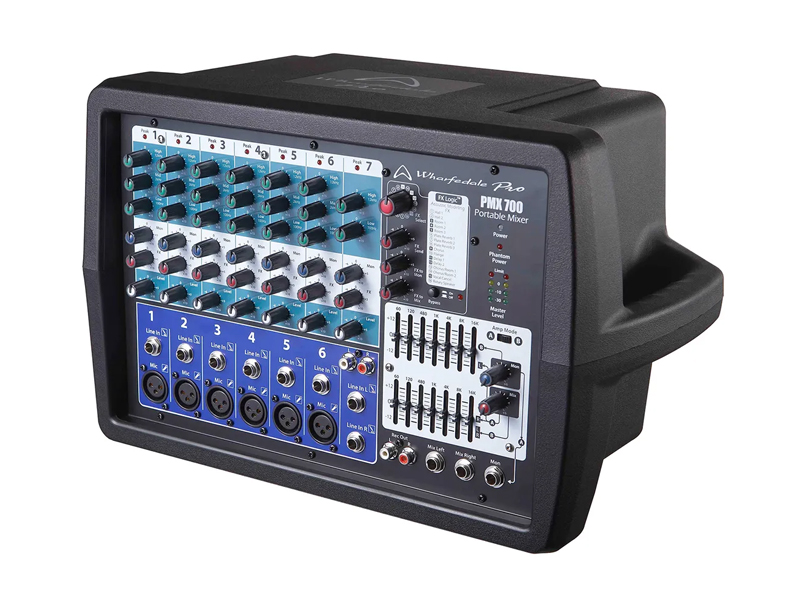 Mixer liền c&ocirc;ng suất Wharfedale Pro PMX 700