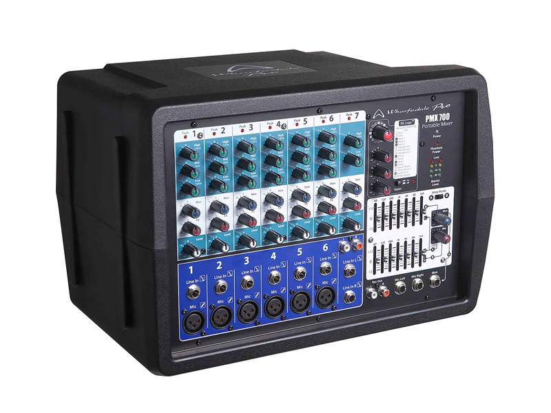 Mixer liền c&ocirc;ng suất Wharfedale Pro PMX 700