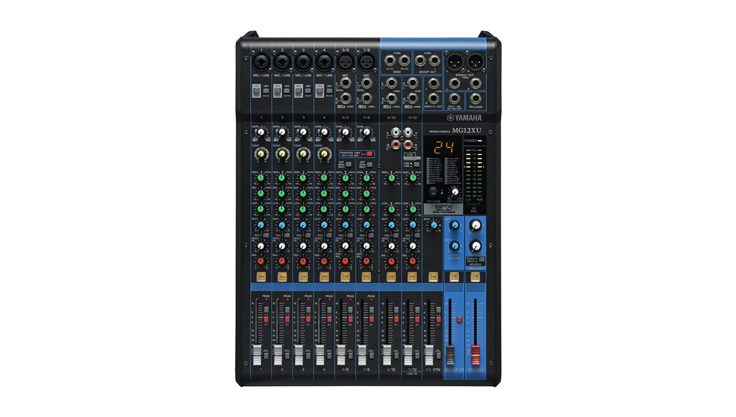 Dàn karaoke Yamaha Active 03 (Yamaha DBR15, Yamaha MG 12XU, Toprhyme M300, Chân loa) - Hình 3