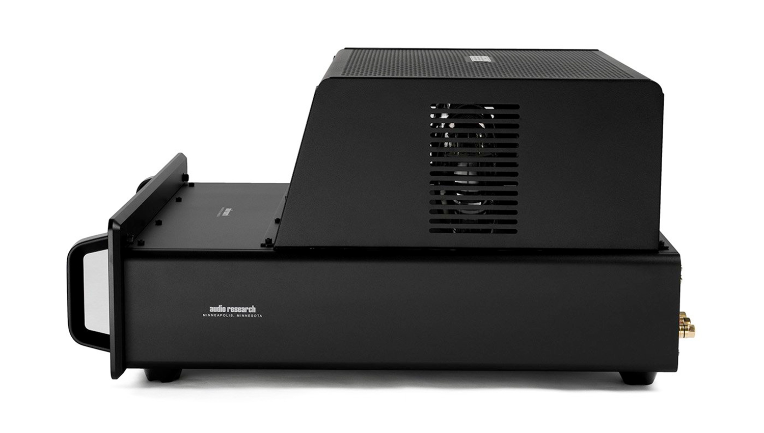 mặt bên Amply Audio Research VT80 SE màu đen