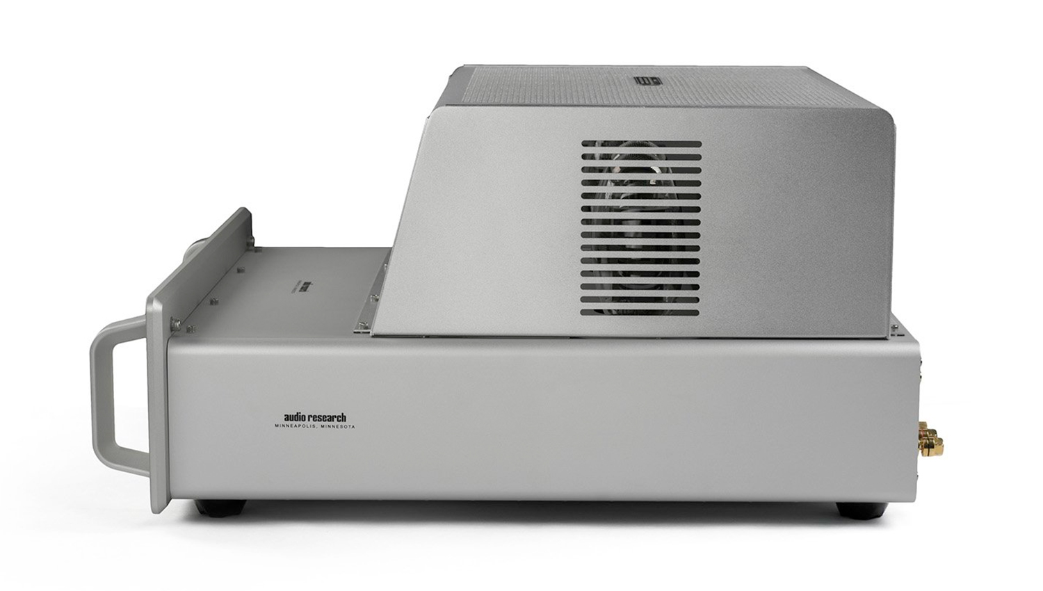 mặt bên Amply Audio Research VT80 SE màu trắng