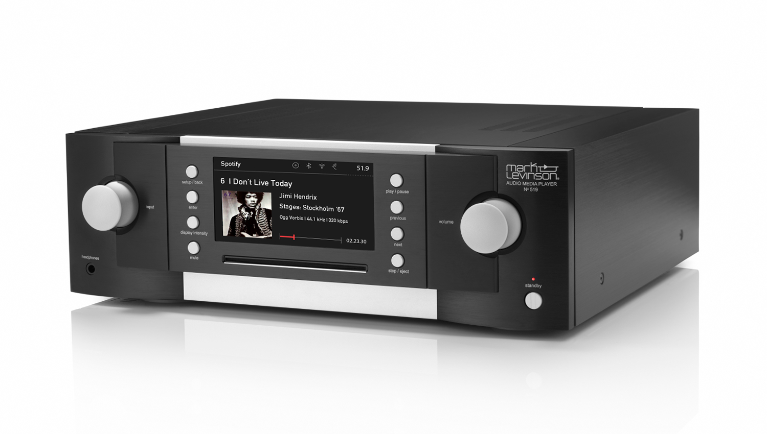 mặt trước Music Server Mark Levinson No 519