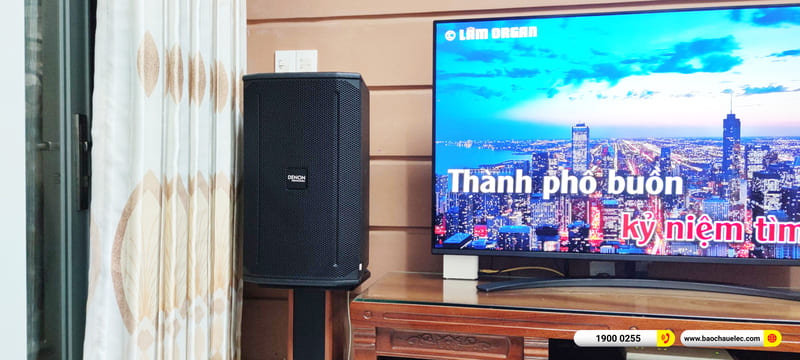 N&acirc;ng cấp d&agrave;n karaoke Denon cho anh T&uacute; ở Long An