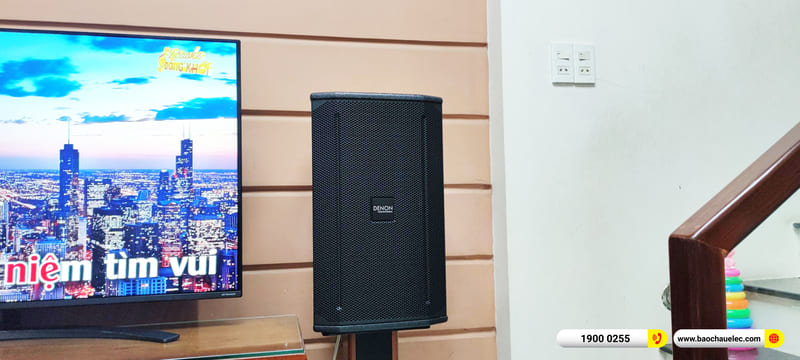 N&acirc;ng cấp d&agrave;n karaoke Denon cho anh T&uacute; ở Long An