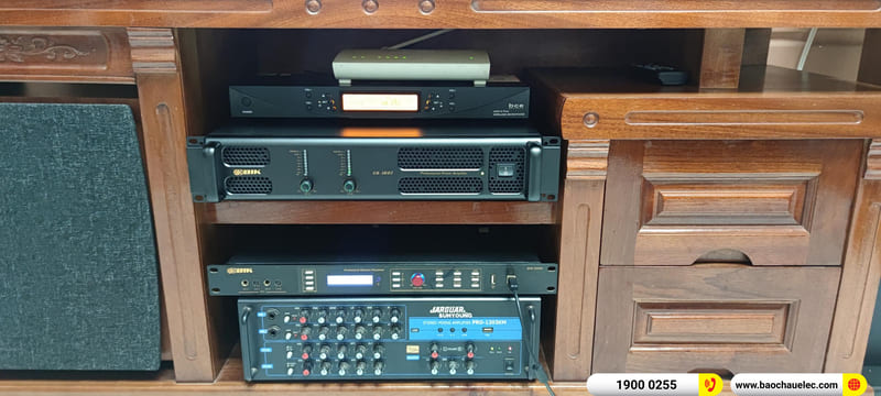 N&acirc;ng cấp d&agrave;n karaoke Denon cho anh T&uacute; ở Long An