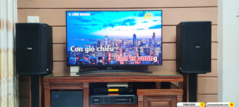 N&acirc;ng cấp d&agrave;n karaoke Denon cho anh T&uacute; ở Long An